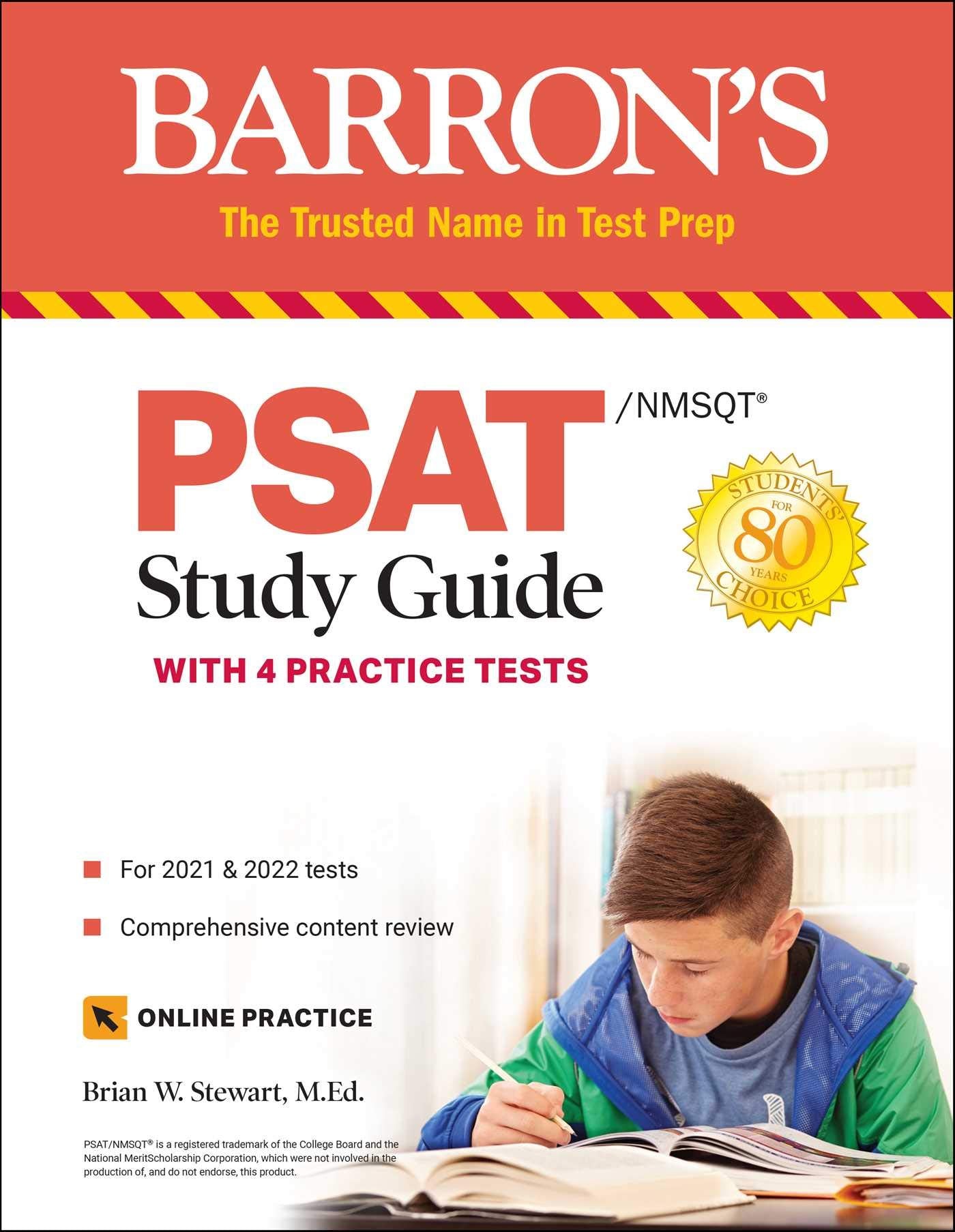 PSAT/NMSQT Study Guide: with 4 Practice Tests (Barrons Test Prep)