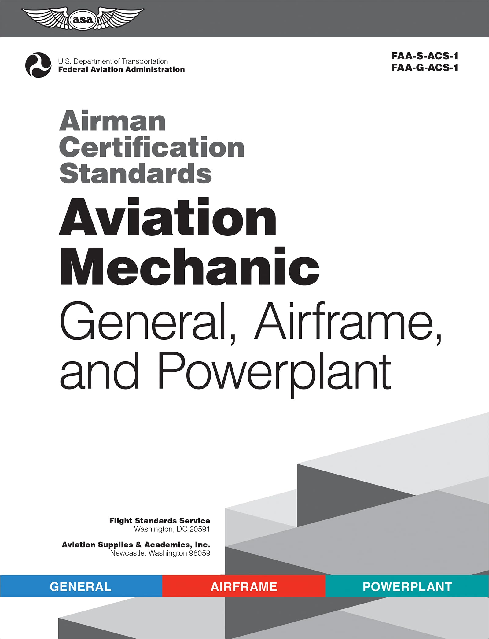 Airman Certification Standards Aviation Mechanic: General, Airframe, And Powerplant (Asa Acs)