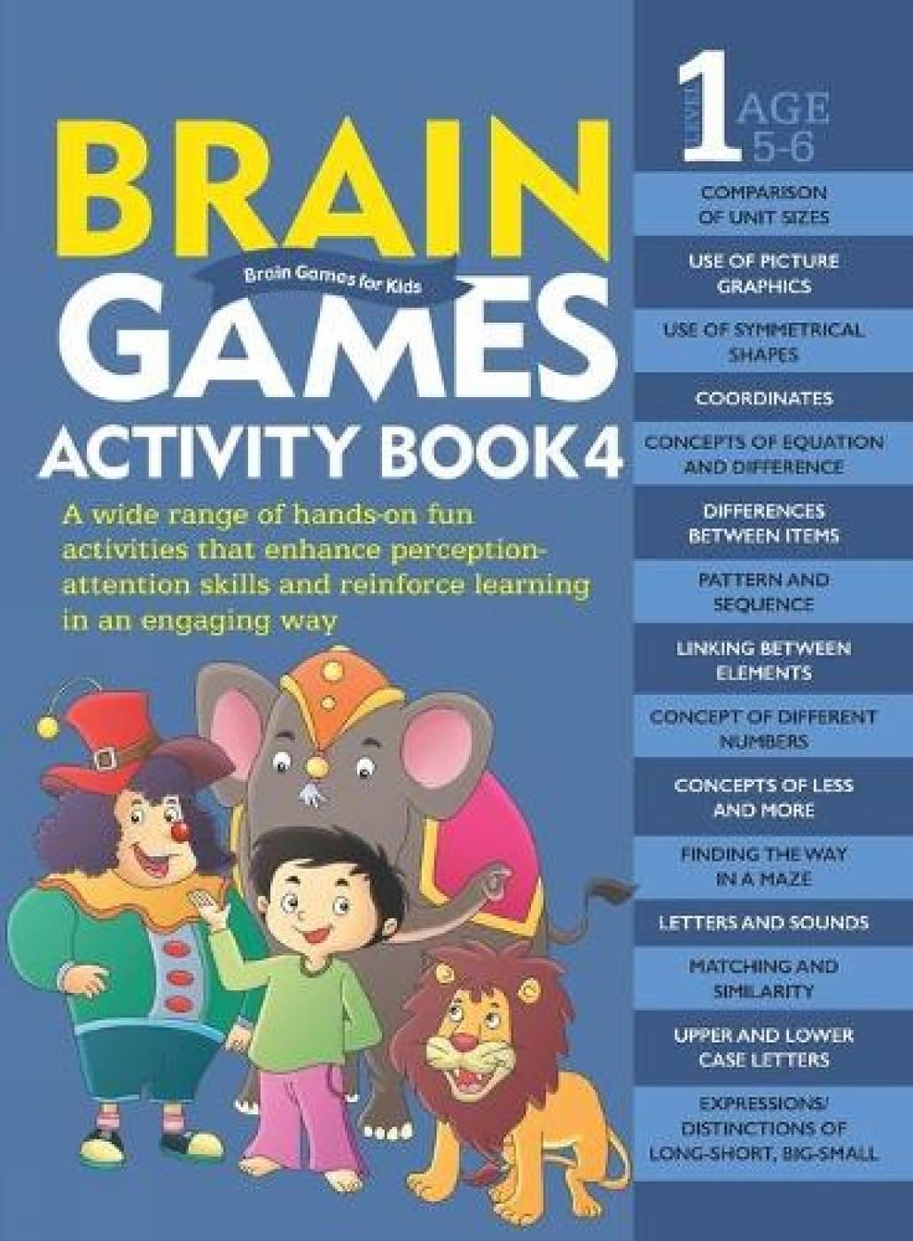 Activity Book : Brain Games for Kids : Brain Games Activity Book Level 1 : Book4