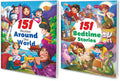 Sawan Set Of 2 Story Books 151 Series (Around The World & Bedtime)