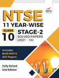 Ntse 11 YearWise Class 10 Stage 2 Solved Papers (2021  10)