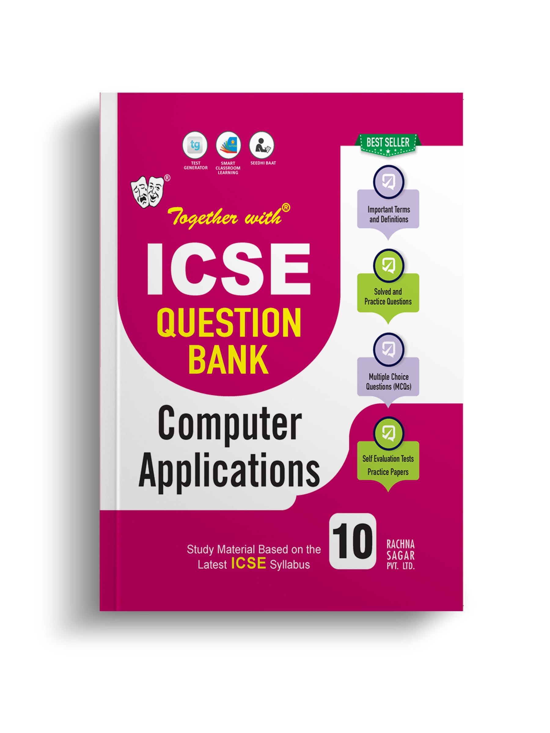 Together With ICSE Class 10 Computer Application Solved Question Bank & Practice Papers (Chapterwise & Topicwise) Exam 2023 [Pap