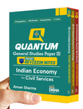 Disha Combo (3 Books) Quantum General Studies Paper Iii Pocket Revision Notes For Civil Services | Upsc & State Psc Prelims & Ma