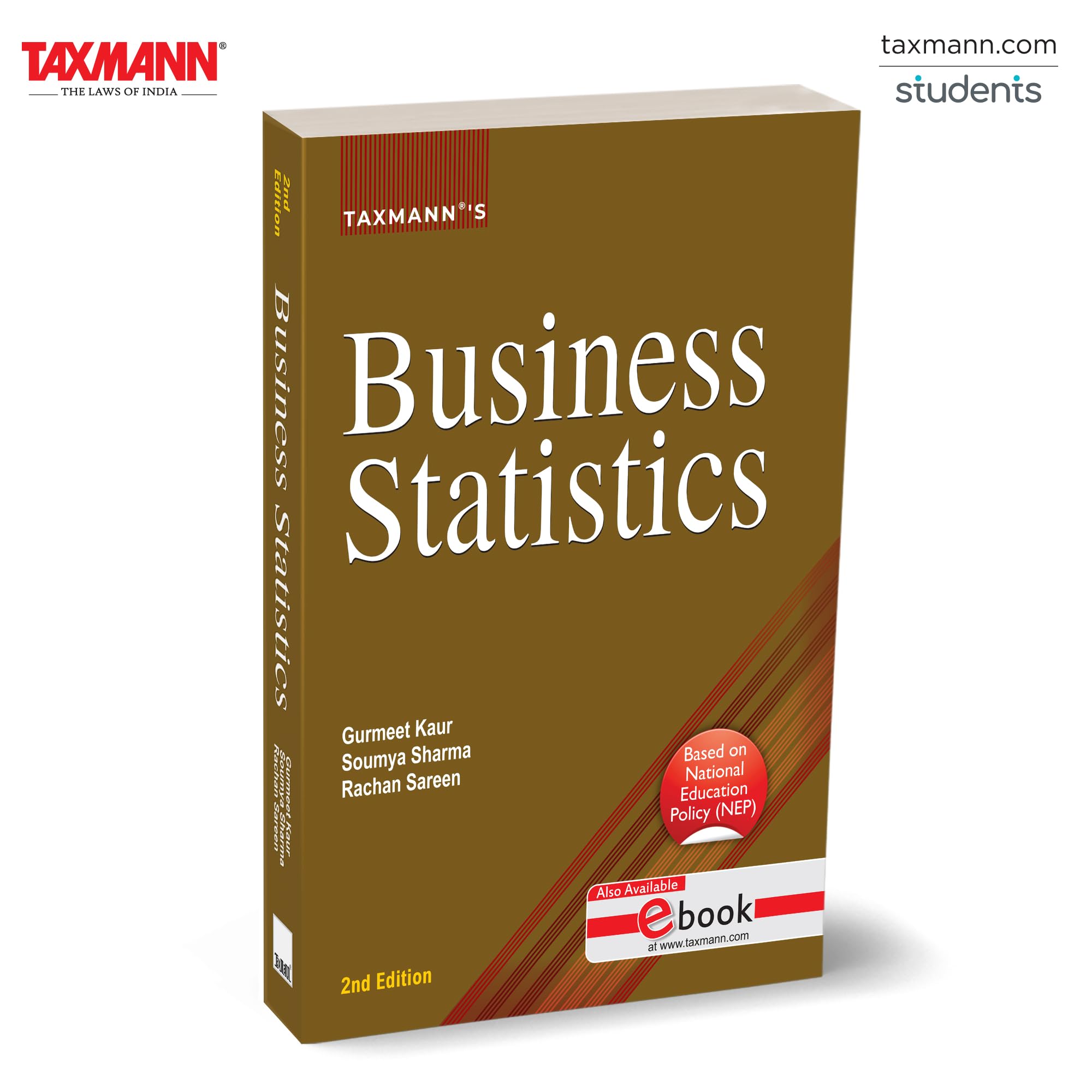 Taxmanns Business Statistics [UGCF | NEP]  Comprehensively Introduces Core Statistical ConceptsFeaturing Solved Examples | P