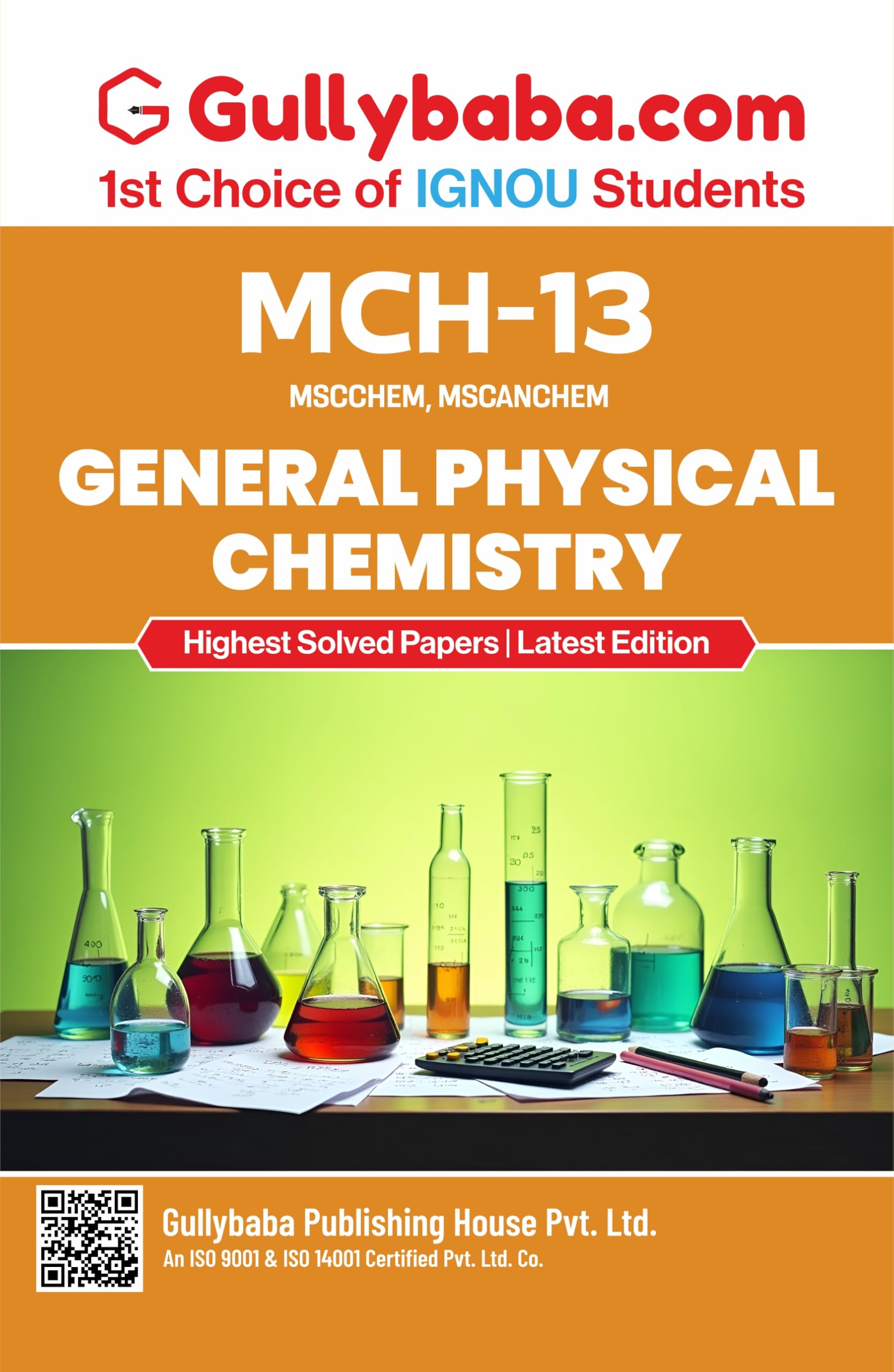 Latest IGNOU MCH013 General Physical Chemistry Guide Book | For M.Sc. Chemistry 1st Year | EasytoUnderstand & ExamFocused Co