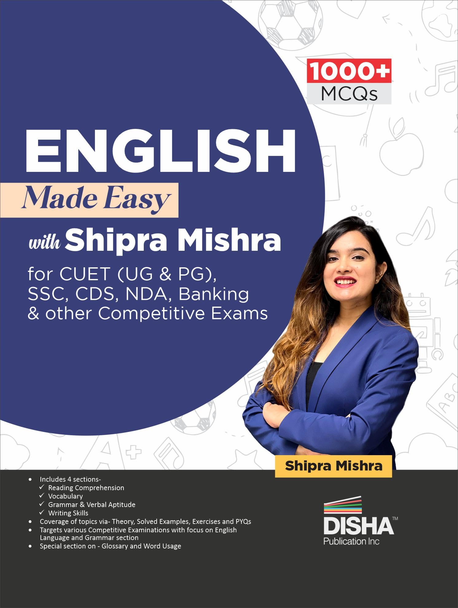 English Made Easy with Shipra Mishra for Competitive Exams  CUET (UG & PG), SSC, CDS, NDA, CAPF, UPSC, State PSC, Bank, Police,