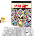 Dark Art  Adult Colouring Book : Creative and Relaxing Colouring Book for Adults and Kids, Adult art coloring, Stressrelief co