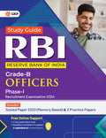 Gkp Rbi 2024  GradeB Officers Recruitment Exam  Phase I  Guide (Includes Solved Paper Of 2023 Exam & 2 Practice Papers)