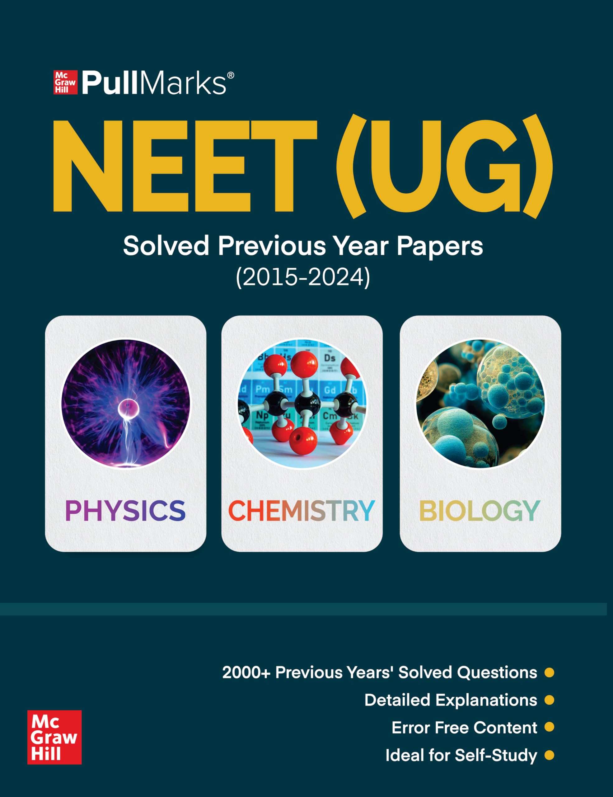 10 Years NTA NEET (UG) 2025 Previous Year Solved Question Papers Physics, Chemistry and Biology with Detailed Explanations | 200