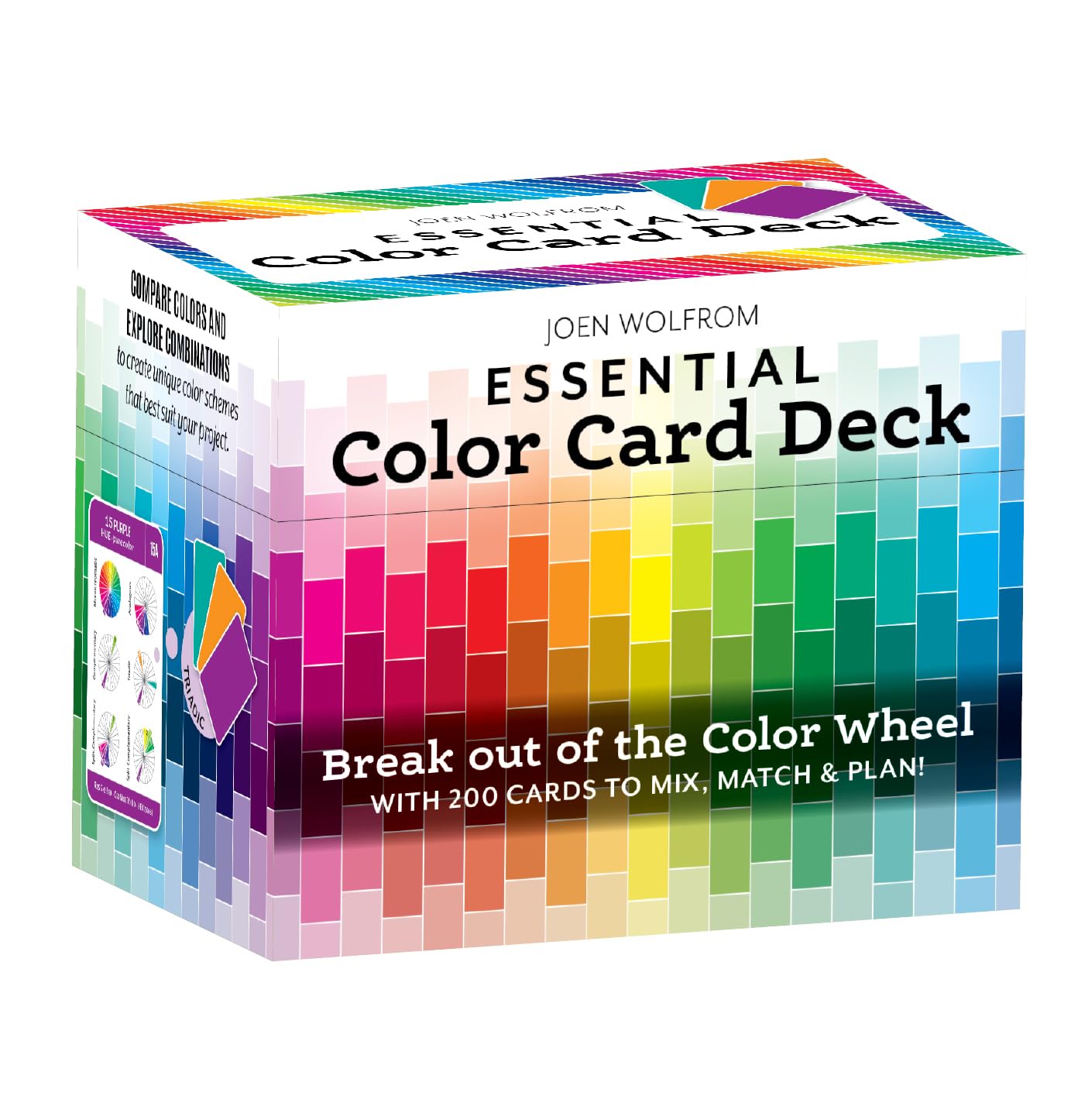 Essential Color Card Deck: Break out of the Color Wheel with 200 Cards to Mix, Match & Plan! Includes Hues, Tints, Tones, Shades