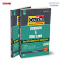 Taxmanns CRACKER for Corporate & Other Laws (Paper 2 | Law)  Twovolume Edition with (topic/attemptwise) past exam questions