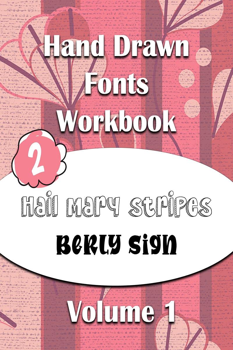 Hand Drawn Fonts Workbook : Hand Lettering