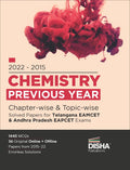 2022  2015 Chemistry Previous Year ChapterWise & TopicWise Solved Papers For Telangana Eamcet & Andhra Pradesh Eapcet Exams |