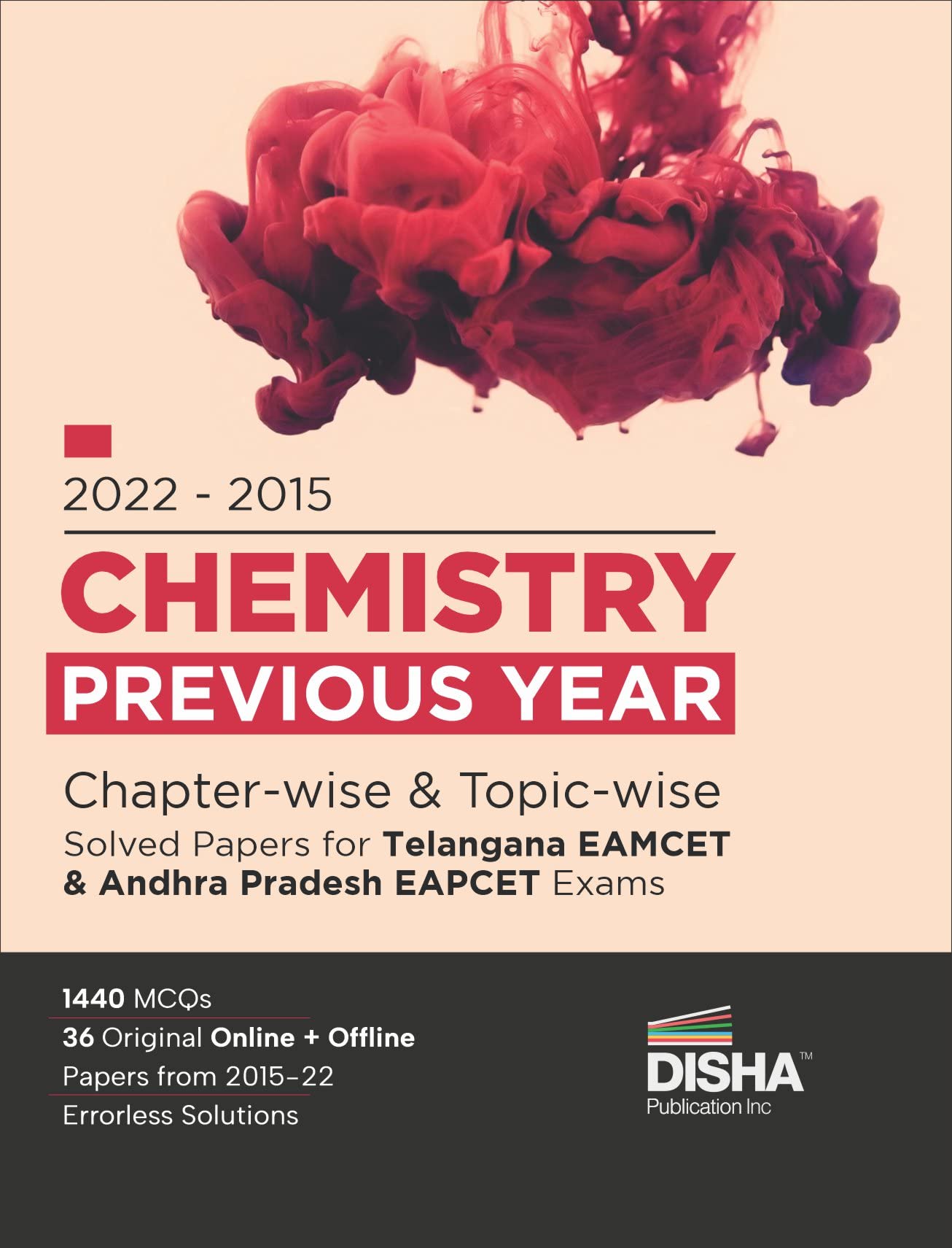 2022  2015 Chemistry Previous Year ChapterWise & TopicWise Solved Papers For Telangana Eamcet & Andhra Pradesh Eapcet Exams |