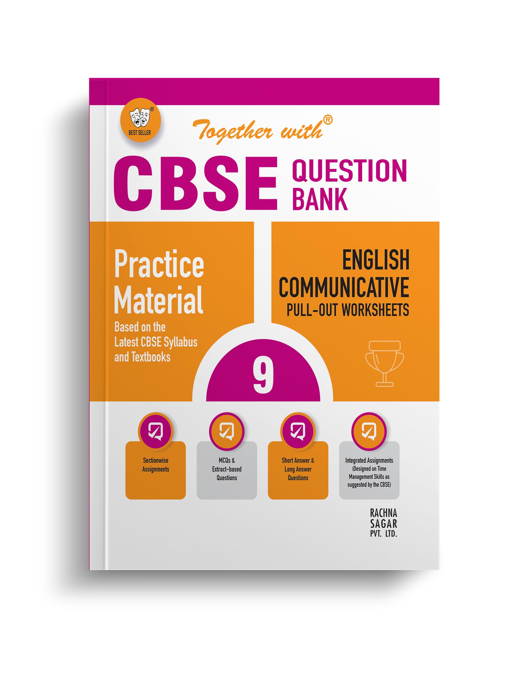 Together with CBSE Question Bank Class 9 English Communicative POW with Sample Paper for Exam 2024 (Chapterwise & Topicwise)