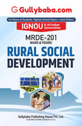 IGNOU MRDE 201 Rural Social Development Help Book /Guidebook Chapterwise) with Solved Previous Year Question Papers & Solved Sa