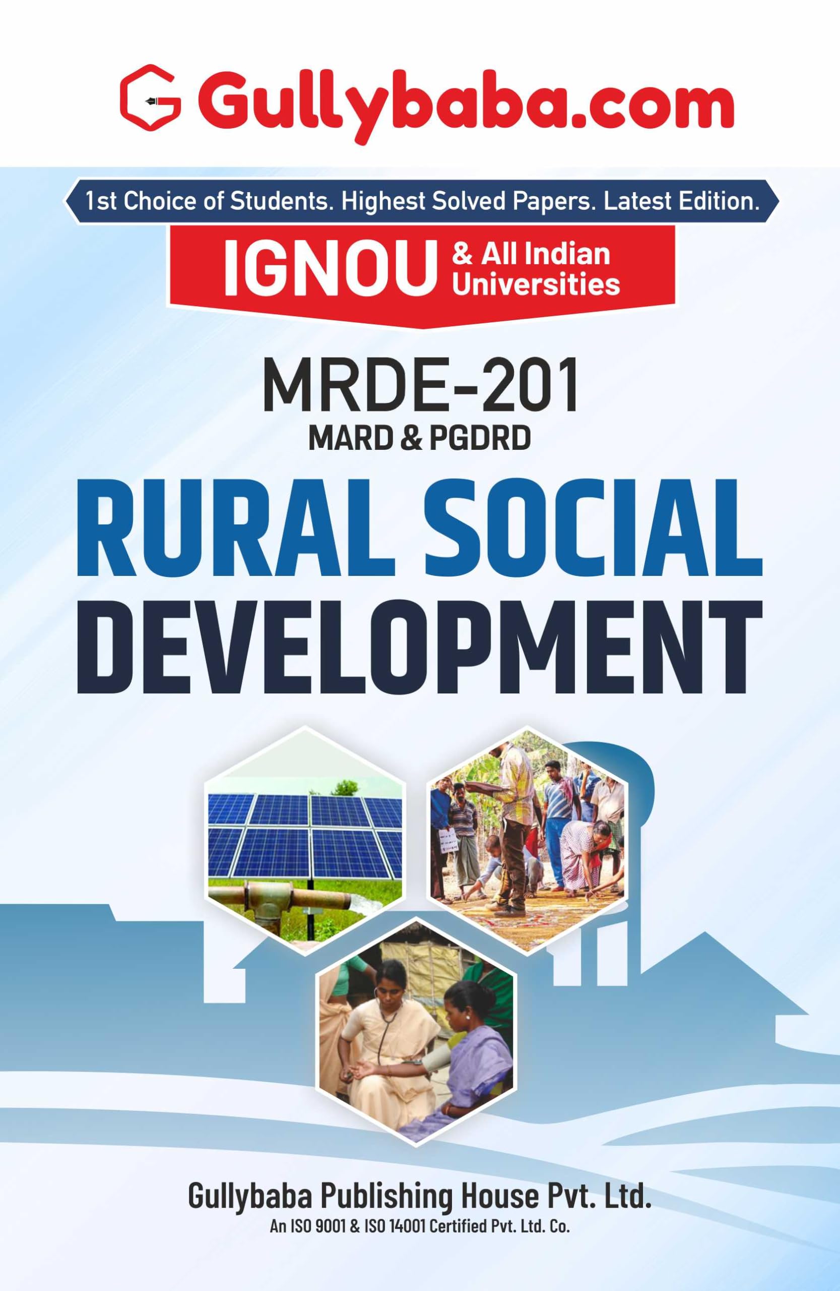 IGNOU MRDE 201 Rural Social Development Help Book /Guidebook Chapterwise) with Solved Previous Year Question Papers & Solved Sa