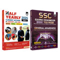 PW Half Yearly Current Affairs Magazine Vol. 1 January to June 2025 and SSC Game Changer General Awareness PYQ Combo Set of 2 Bo