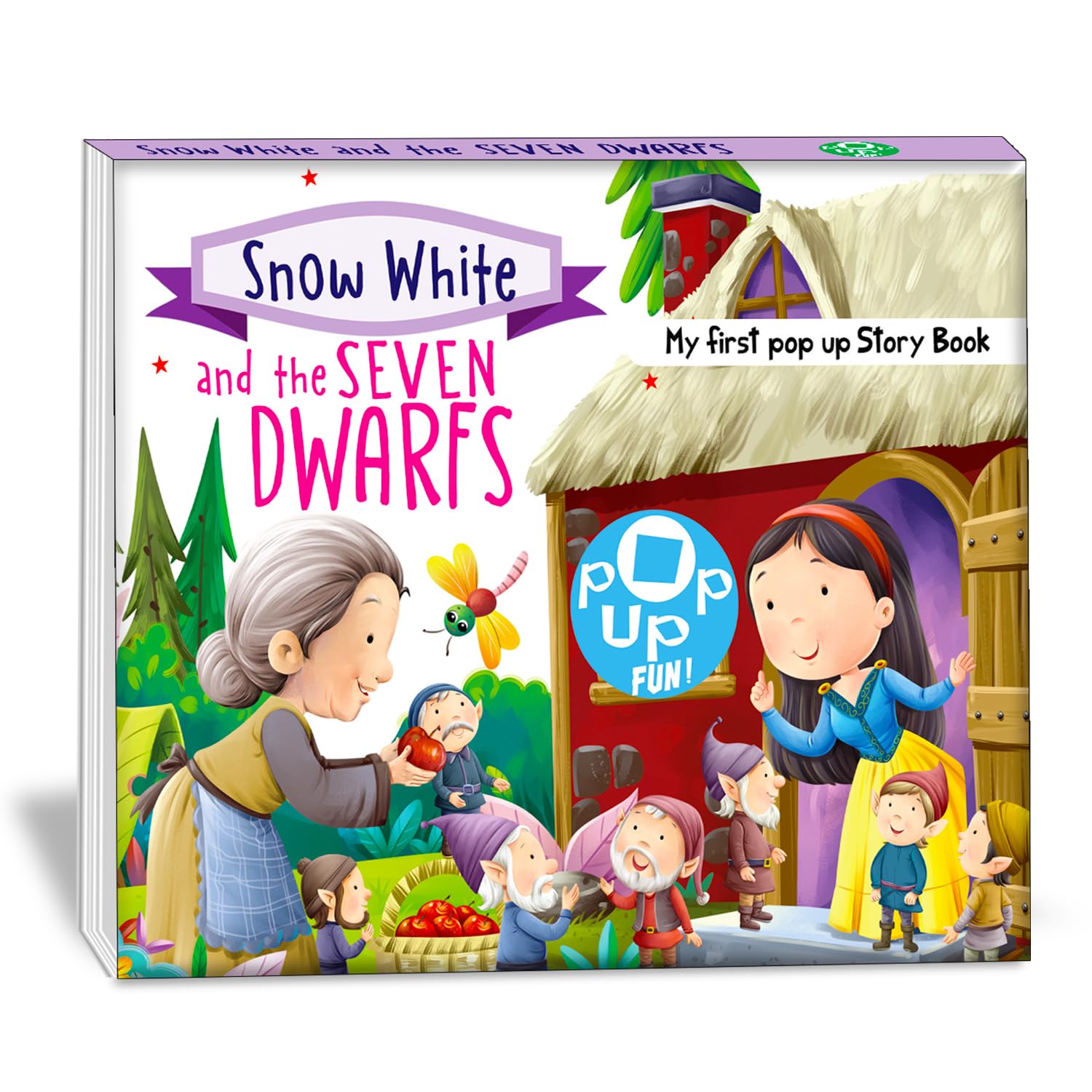 Hello Friend Books Pop Up Fun! My First Pop Up Story Book: Snow White and the Seven Dwarfs  Pop Up Stories for Kids: Snow White