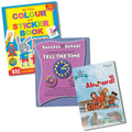 Parragon Pack of 3 Books for Your Little Ones | Story, Words & Learning and Colour & Sticker | For 5 to 7 Year Old
