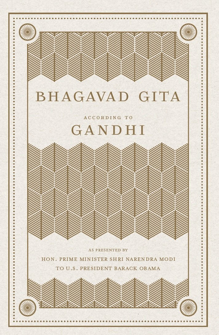 Bhagavad Gita According to Gandhi Hardbound (Quignog Collectibles)