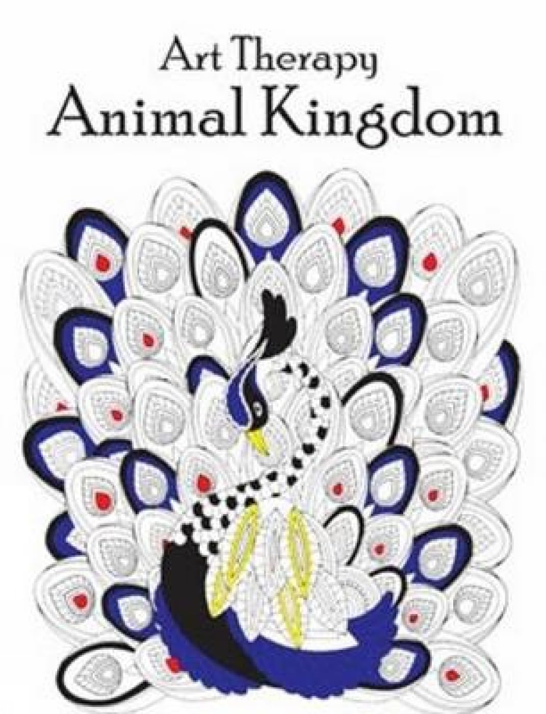 Art Therapy Colouring Animal Kingdom