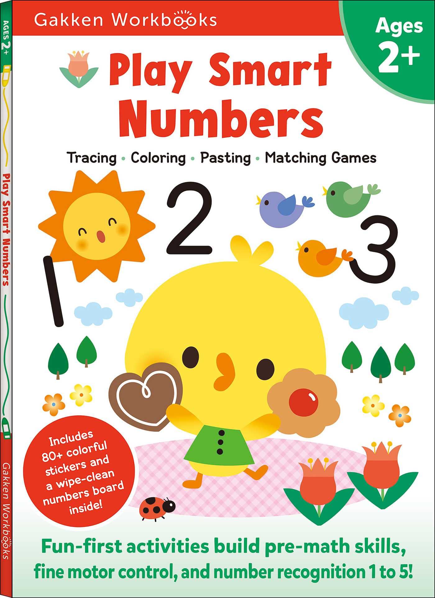 Play Smart Numbers Age 2+: Preschool Activity Workbook with Stickers for Toddler Ages 2, 3, 4: Learn Premath Skills: Numbers, C
