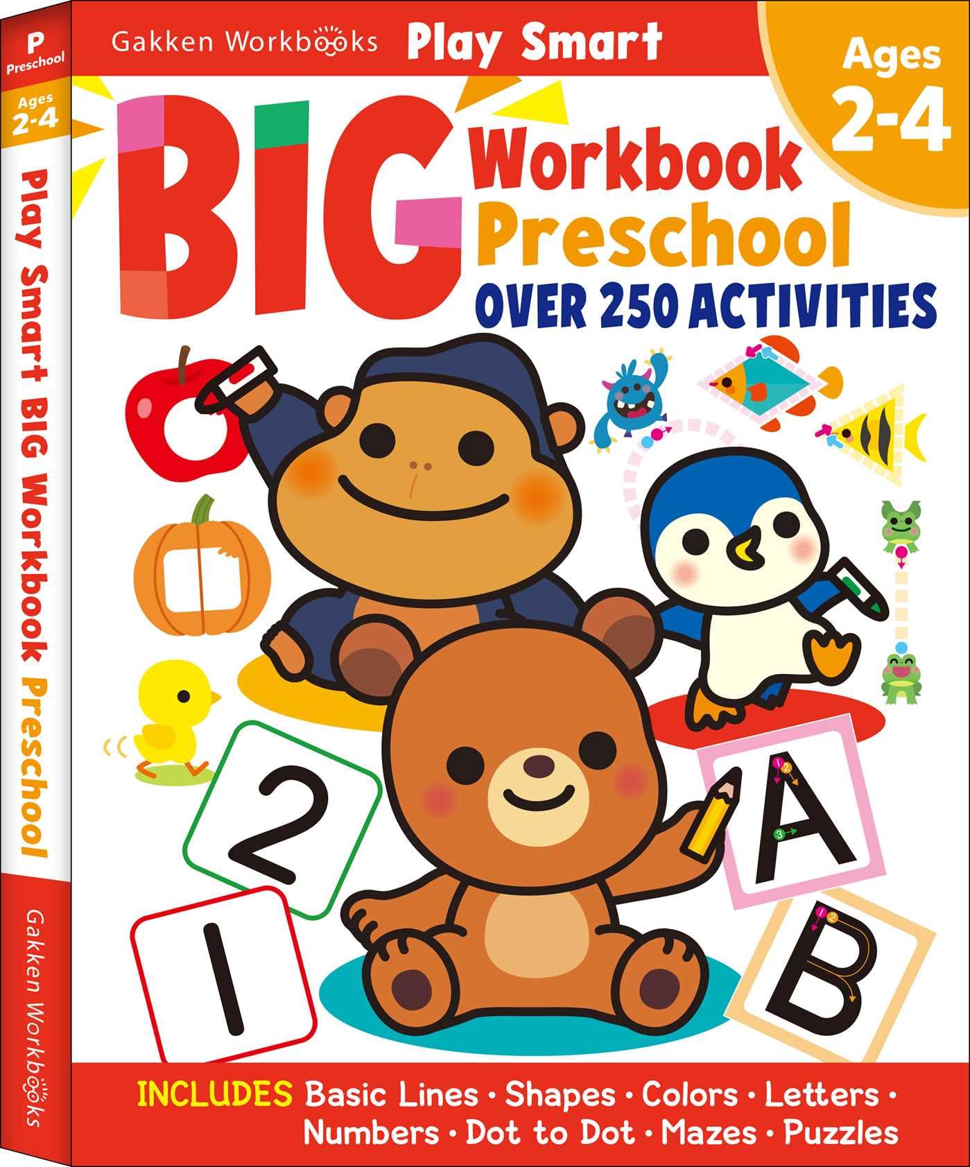 Play Smart Big Preschool Workbook Ages 24: Over 250 Activities