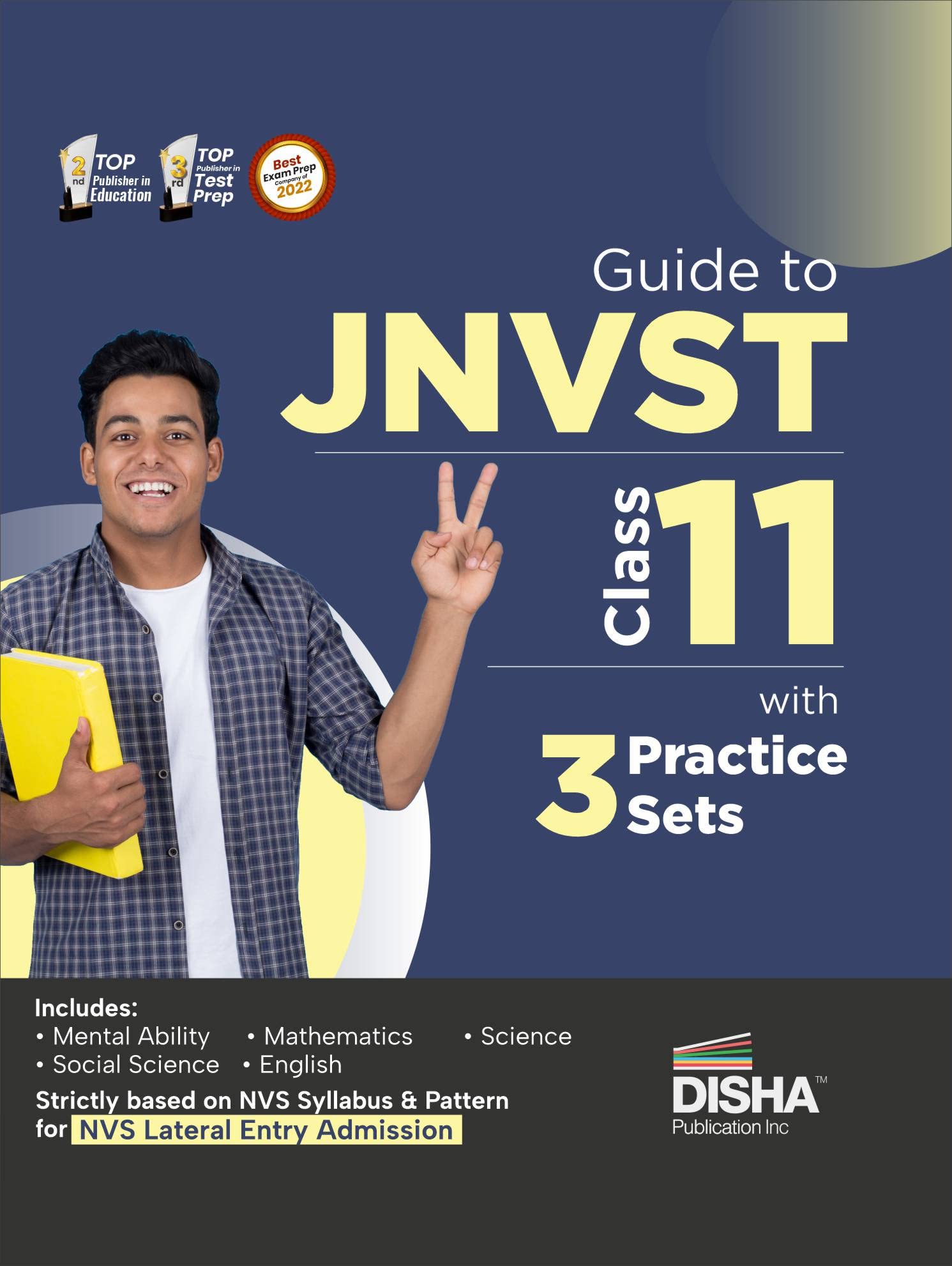 Guide to JNVST Class 11 with 3 Practice Sets | Jawahar Navodaya Vidyalaya Selection Test | Lateral Entry Admission | NVS 2023 Ex