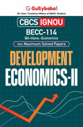Gullybaba IGNOU CBCS BA (Honours) 6th Sem BECC114 Development EconomicsII in English