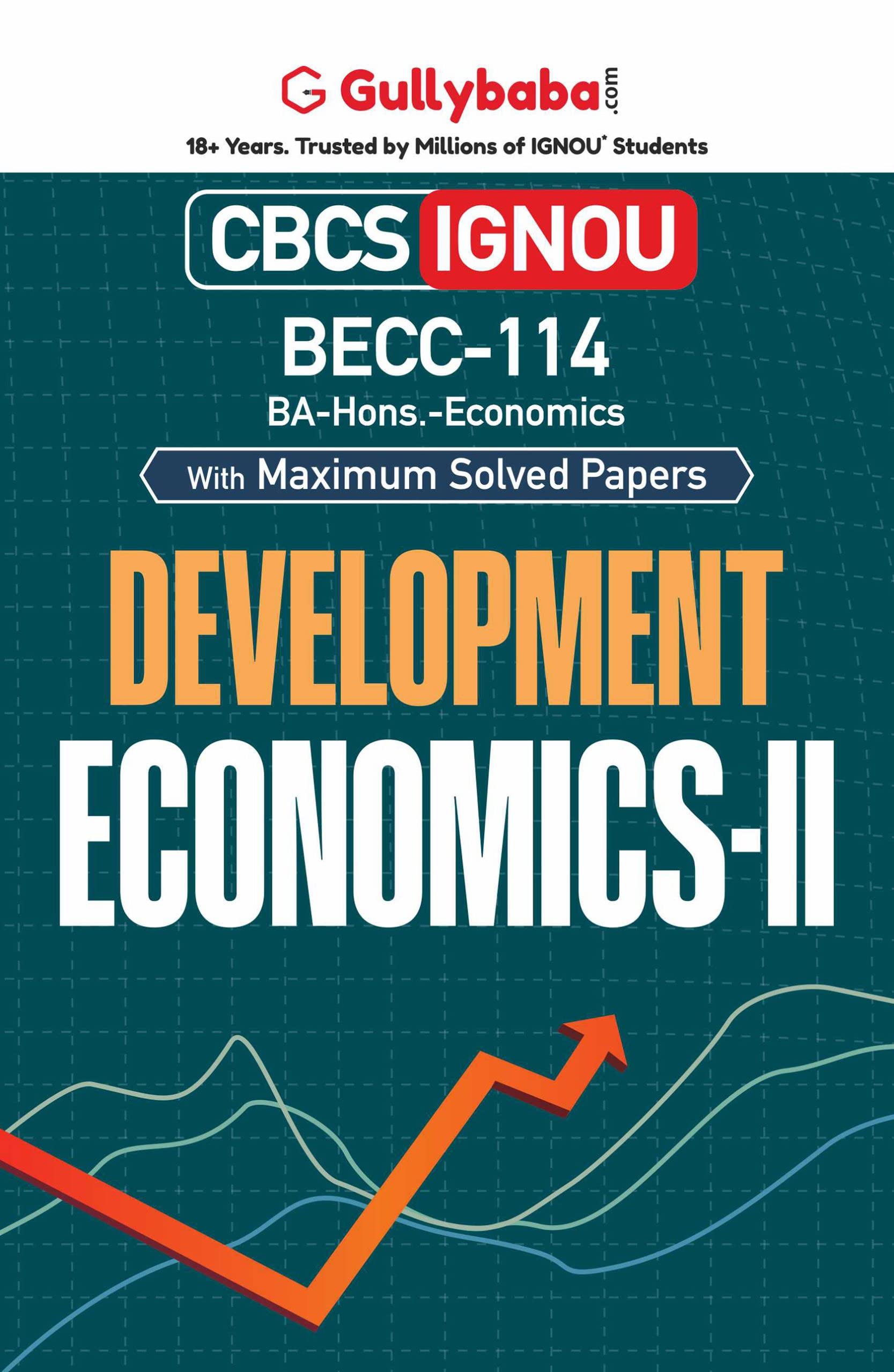 Gullybaba IGNOU CBCS BA (Honours) 6th Sem BECC114 Development EconomicsII in English