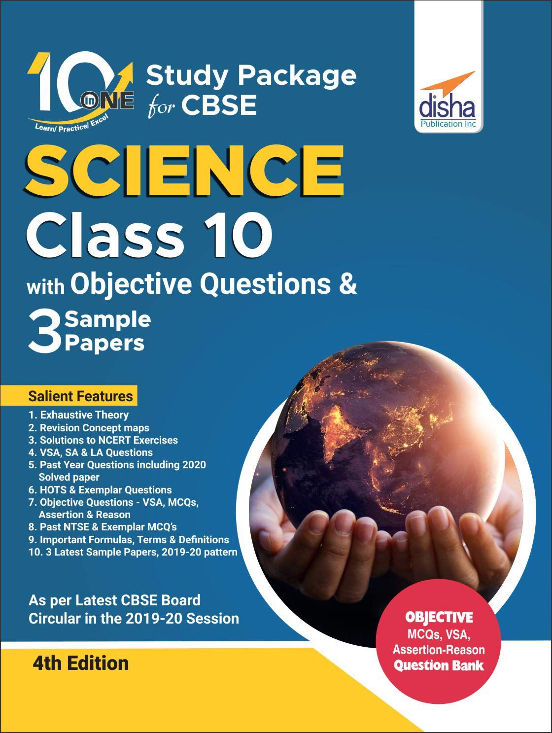 10 In One Study Package For Cbse Science Class 10 With Objective Questions & 3 Sample Papers 4Th Edition