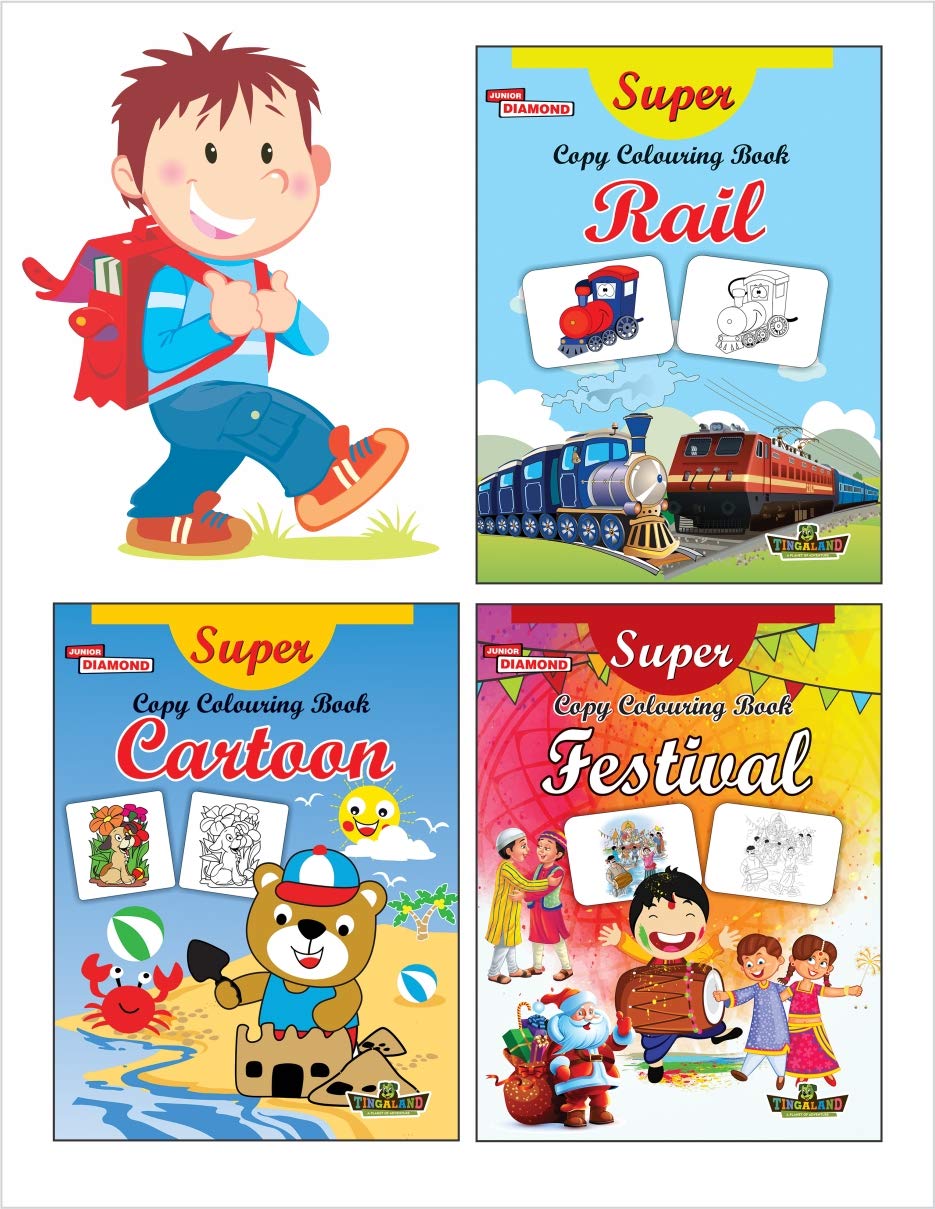 Super Copy Colouring Book (Set Of 3 Books) 2