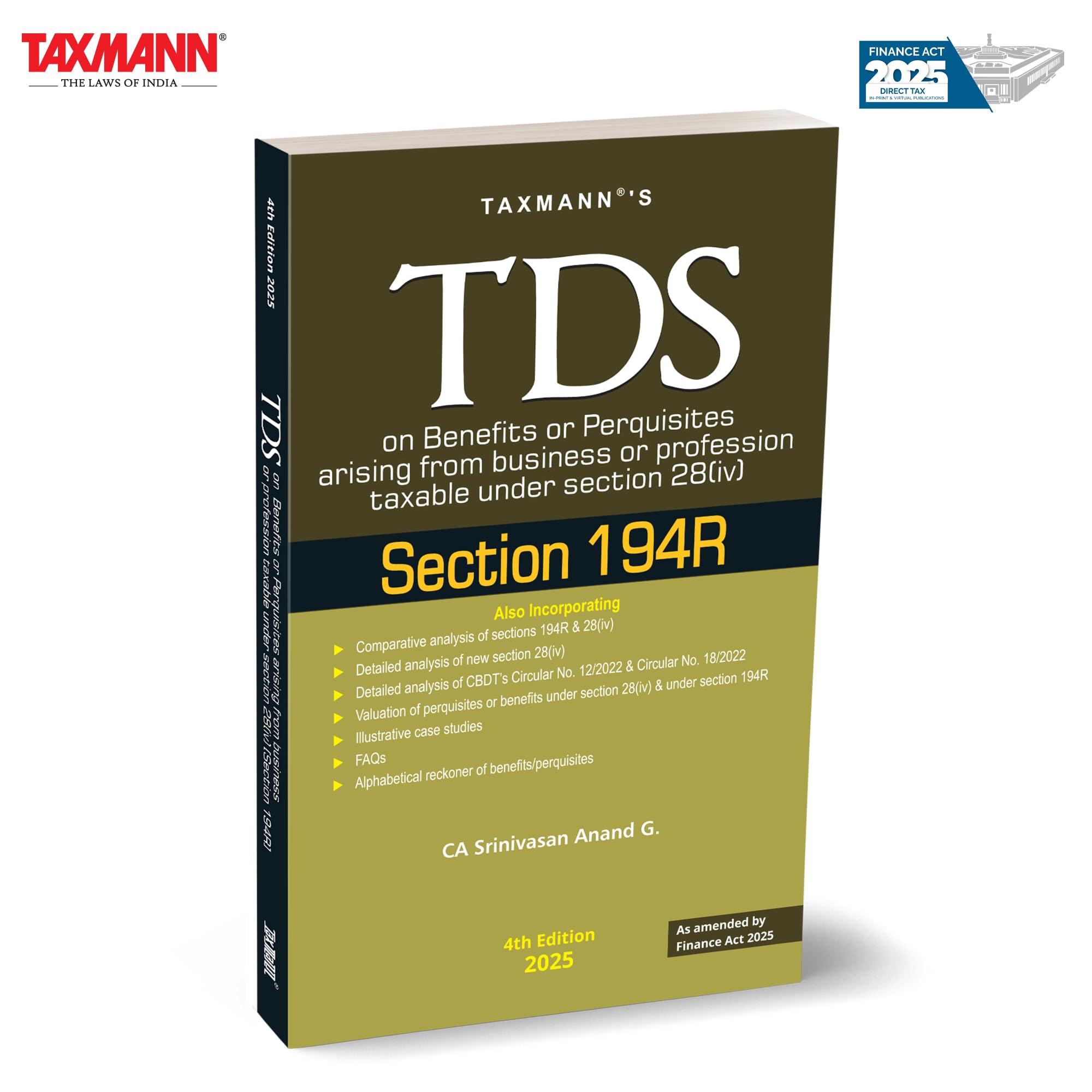 Taxmanns TDS on Benefits or Perquisites under Section 194R [Finance Act 2025]  Detailing Valuation Norms | Thresholds, Exempt