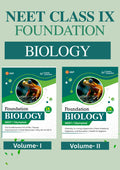 GKP NEET Foundation 2025 : Class 9  Biology Volume I & II also useful for other Medical Entrance & Olympiad Exams