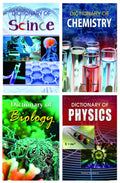 Dictionaries Combo Dictionary of Chemistry + Dictionary of Science + Dictionary of Physics + Dictionary of Biology (Sets of 4 Bo
