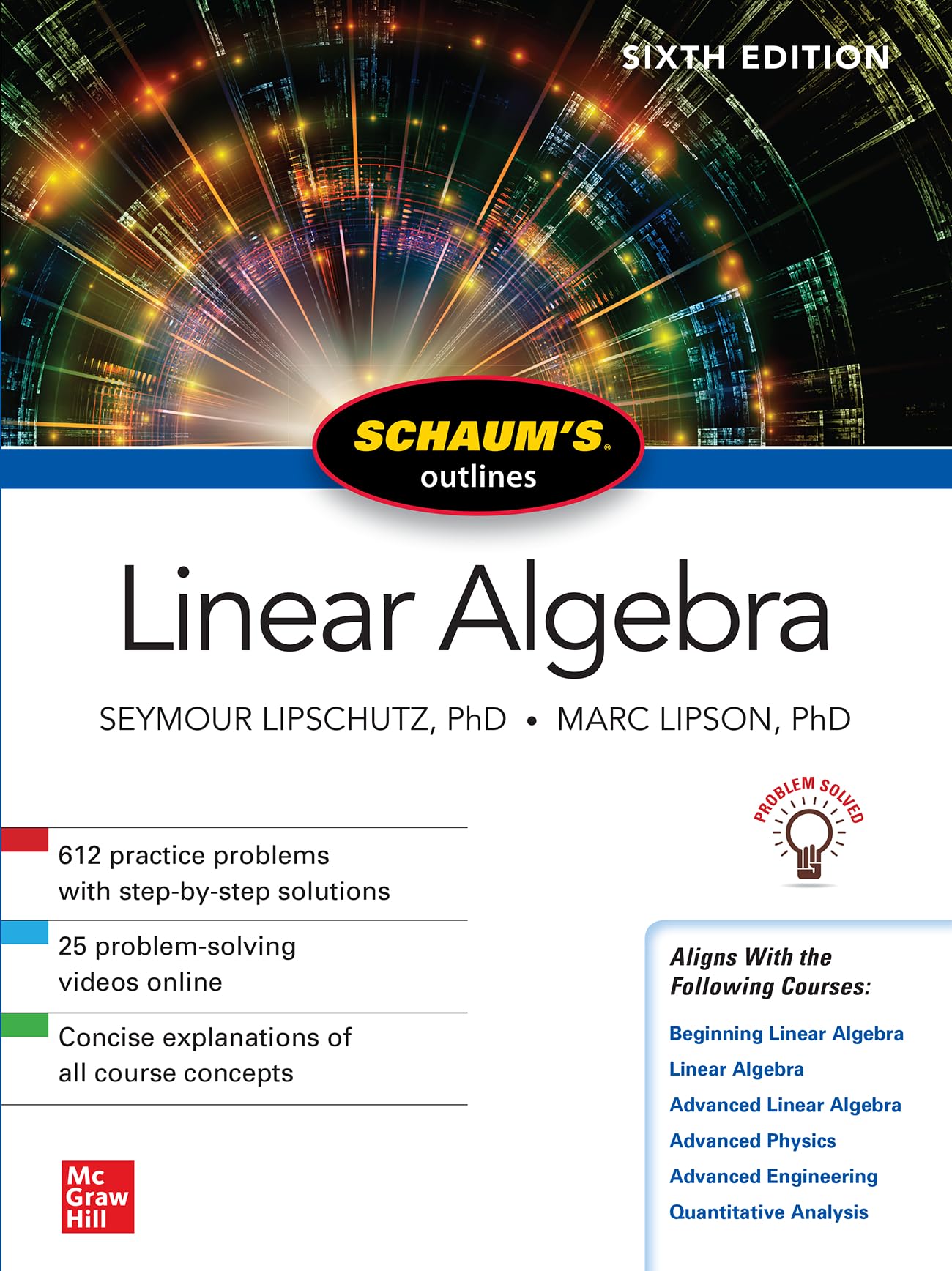 Schaums Outline of Linear Algebra, Sixth Edition (Schaums Outlines)