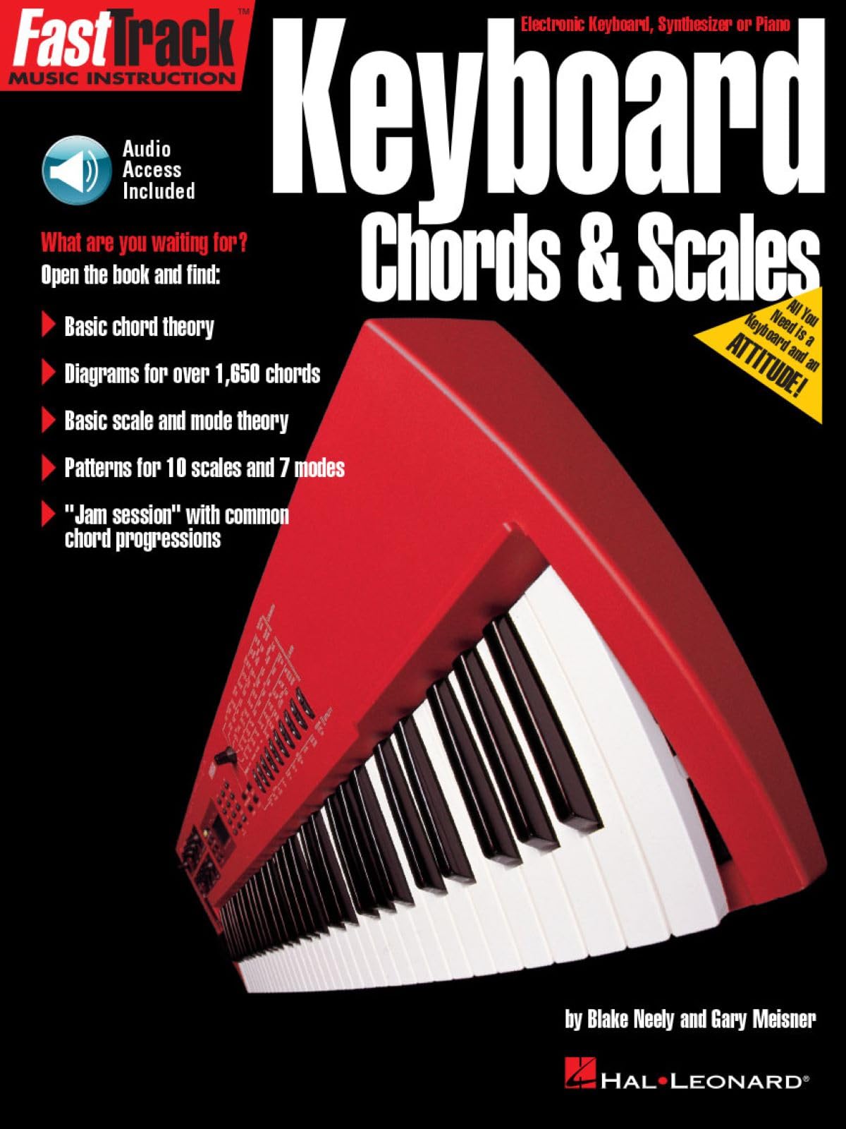 FastTrack Keyboard Method  Chords & Scales Book/Online Audio (Fast Track Music Instruction)