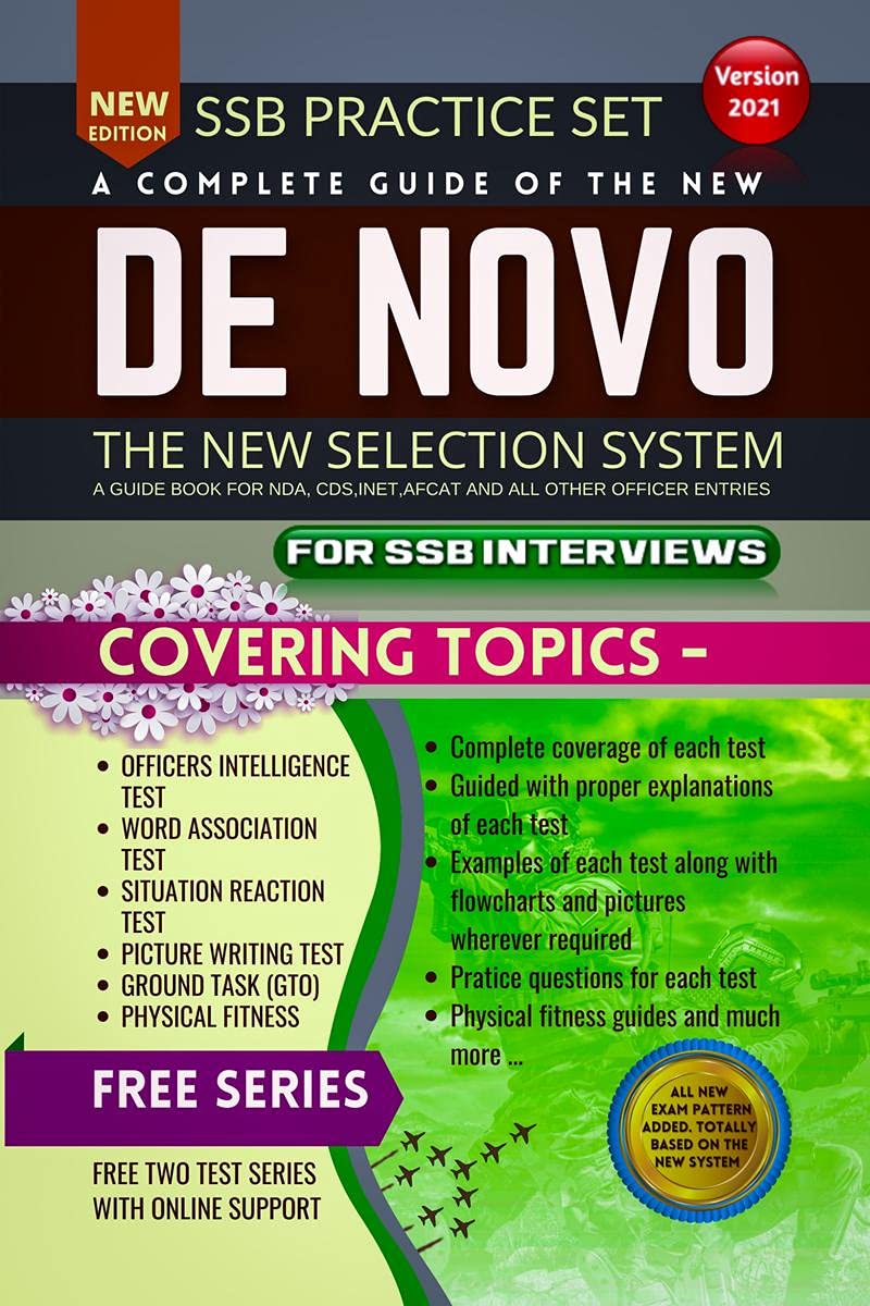 De Novo System In Ssb : A Complete Guide Book For The New Selection Process