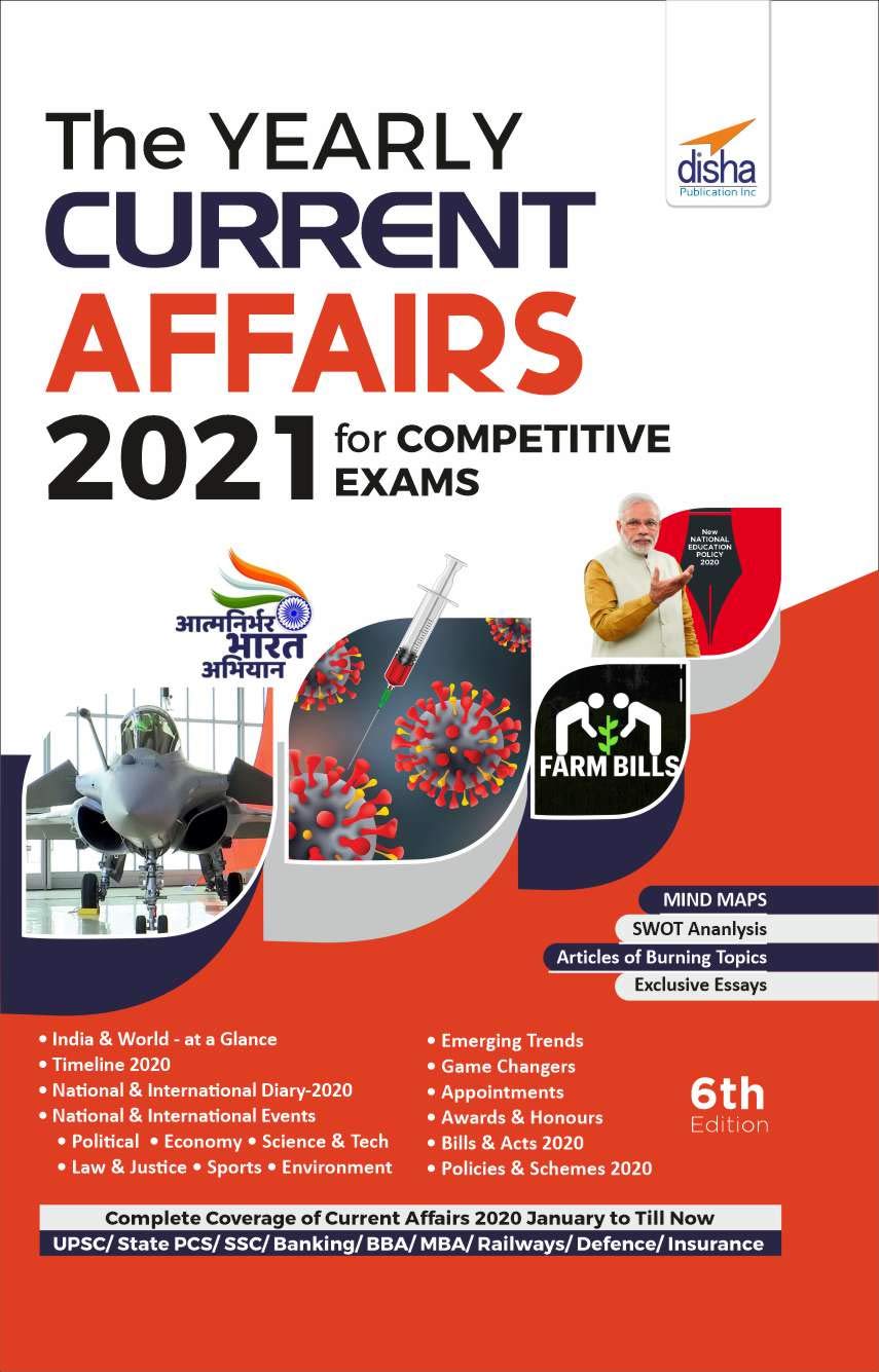 The Yearly Current Affairs 2021 For Competitive Exams 6Th Edition