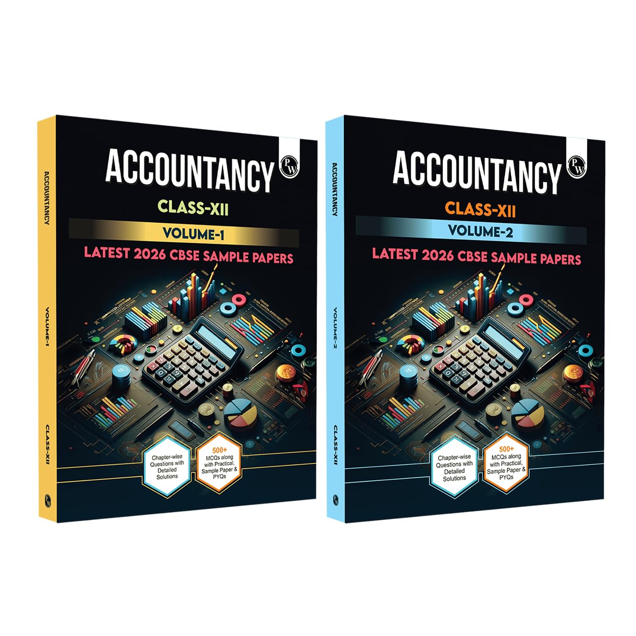 PW CBSE Class 12 Accountancy Volume 1 & 2 Combo Set of 2 Books | All CBSE Theoretical Concepts, Practice Questions, MCQs and C