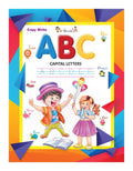 Inikao Copy Writing Book On Capital Letters For Kids Age 3+ Years | Trace And Write Handwriting Practice Workbook On English Alp