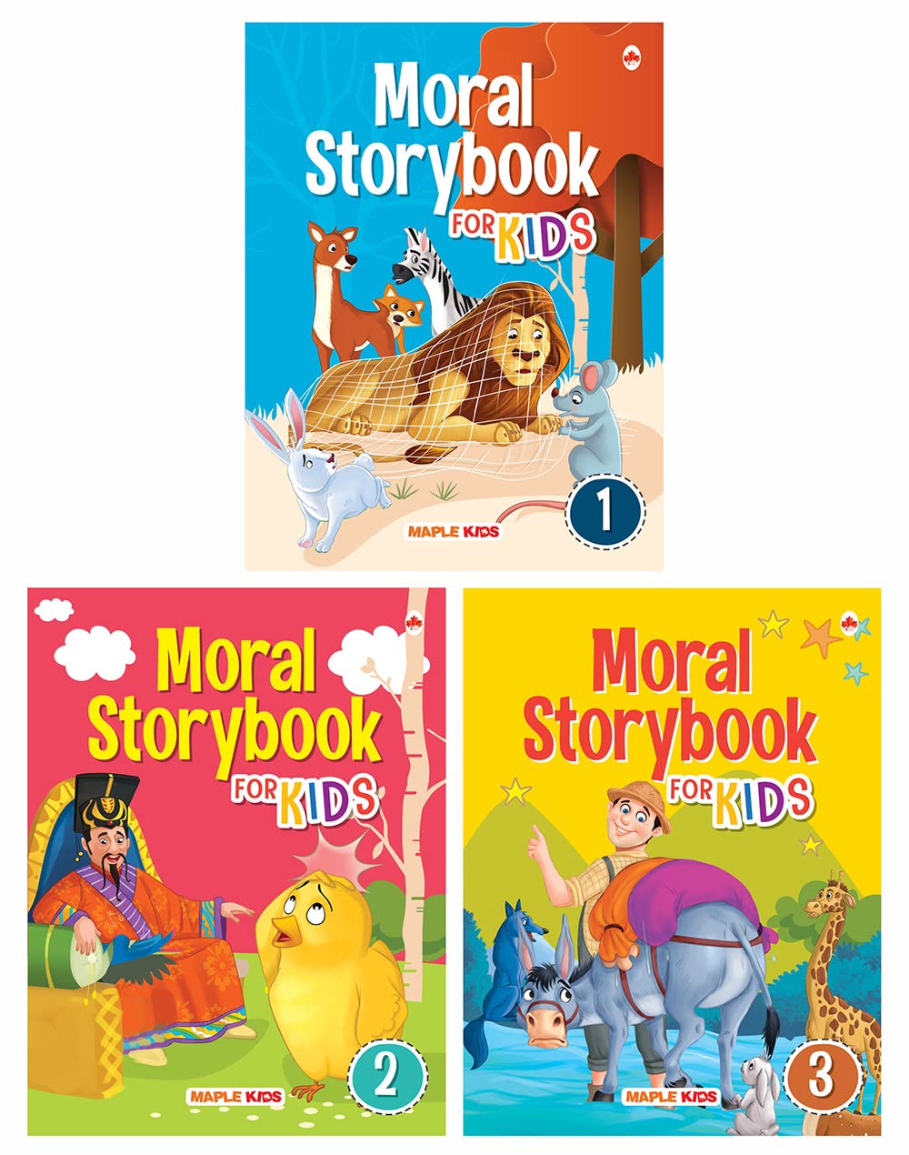 Moral Story Books for Kids (Set of 3 Books)  English Stories for Children  Bedtime Stories  Stories for Kids 3 to 10 Years Ol