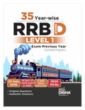 Disha 35 Yearwise RRB Group D Level 1 Previous Year Solved Papers (2025  2018) 3rd Edition | 20 PYQ Sets of 2018, 10 Sets of 2
