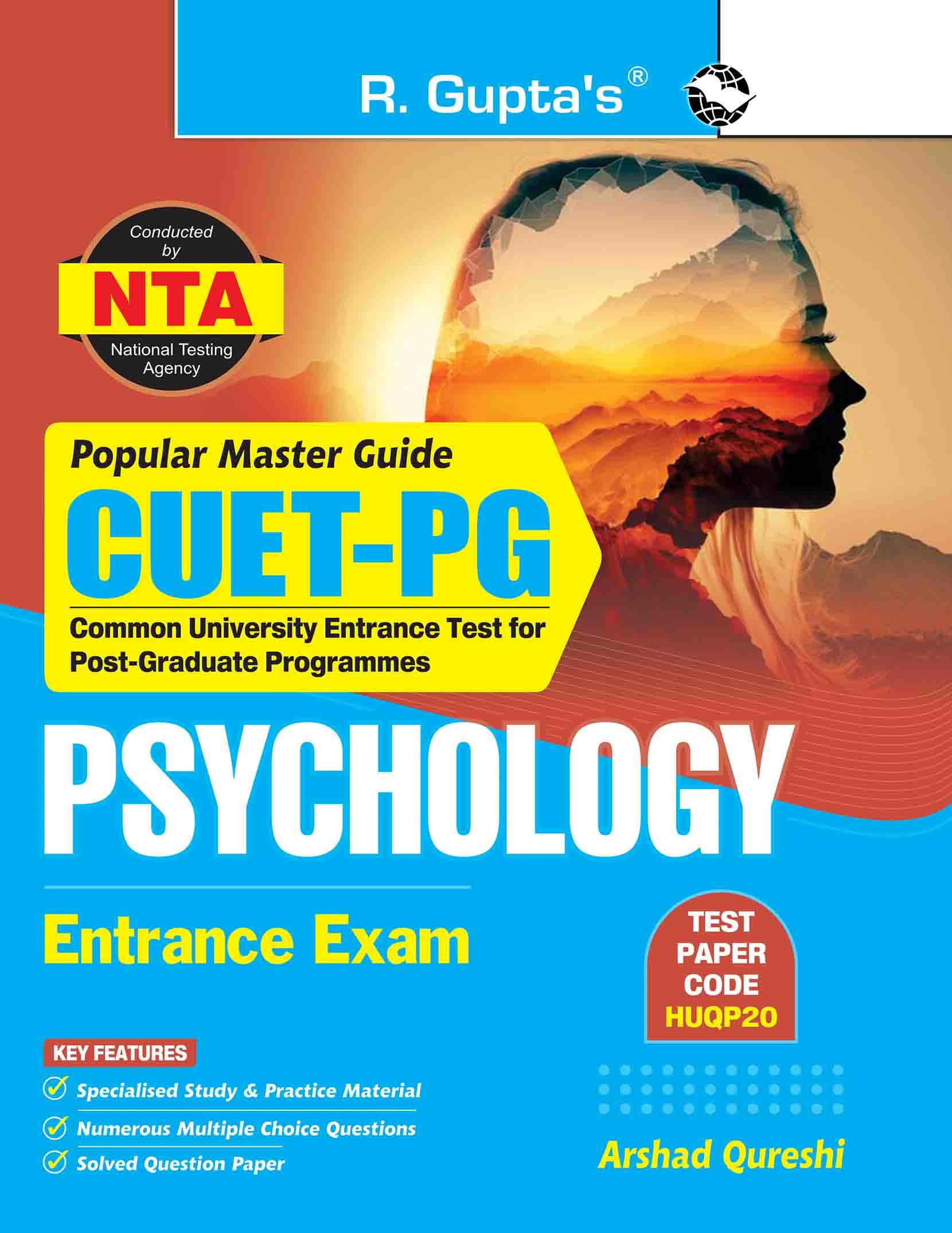 CuetPg: Psychology / Applied Psychology / Health Psychology Entrance Exam Guide