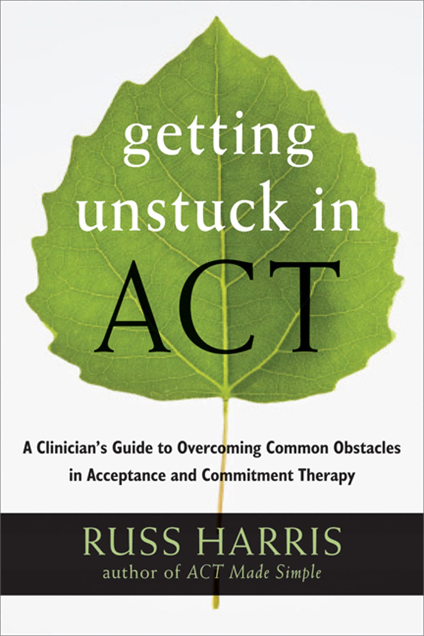 Getting Unstuck in ACT: A Clinicians Guide to Overcoming Common Obstacles in Acceptance and Commitment Therapy
