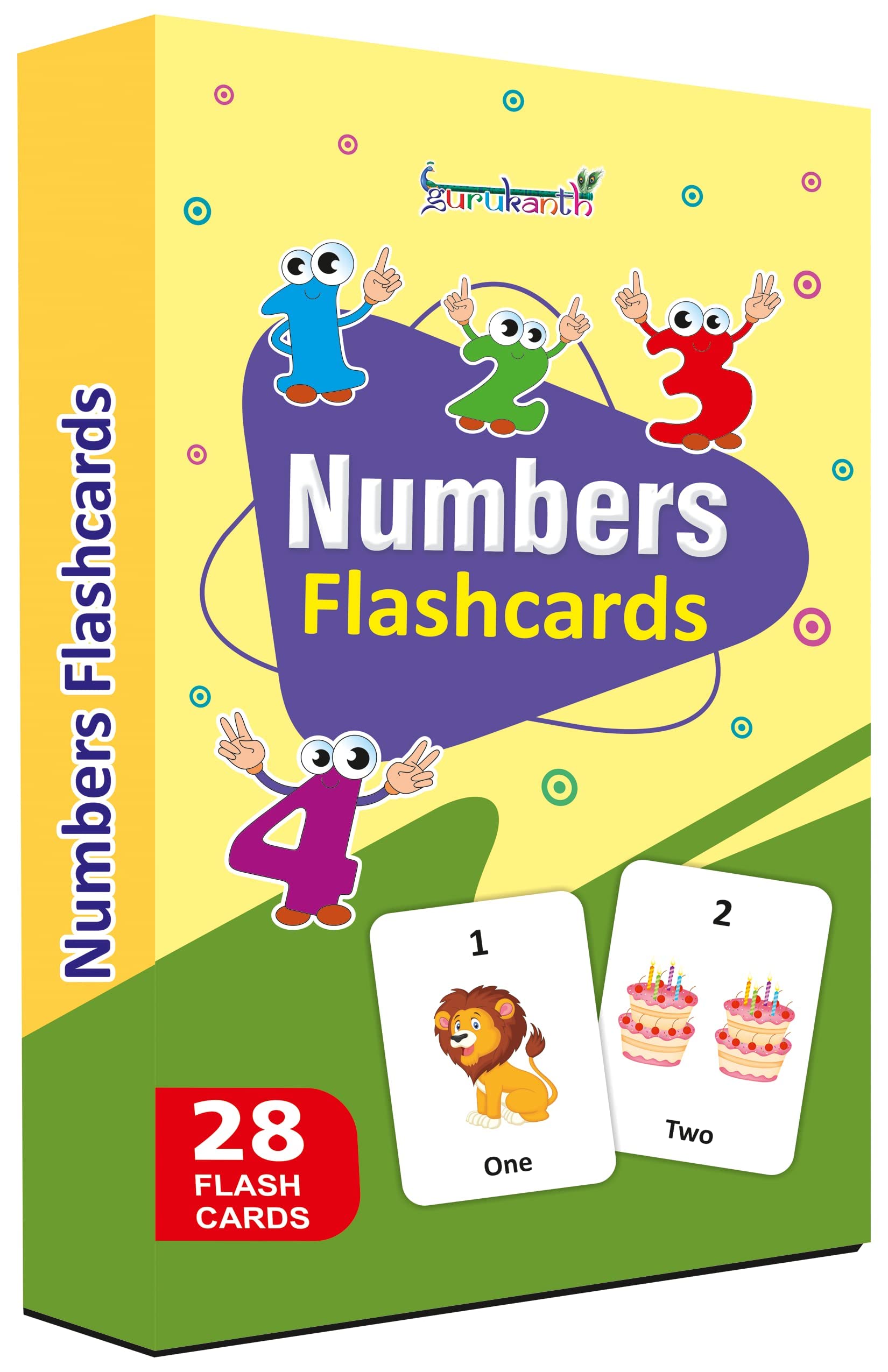 Numbers Flash Cards For Kids