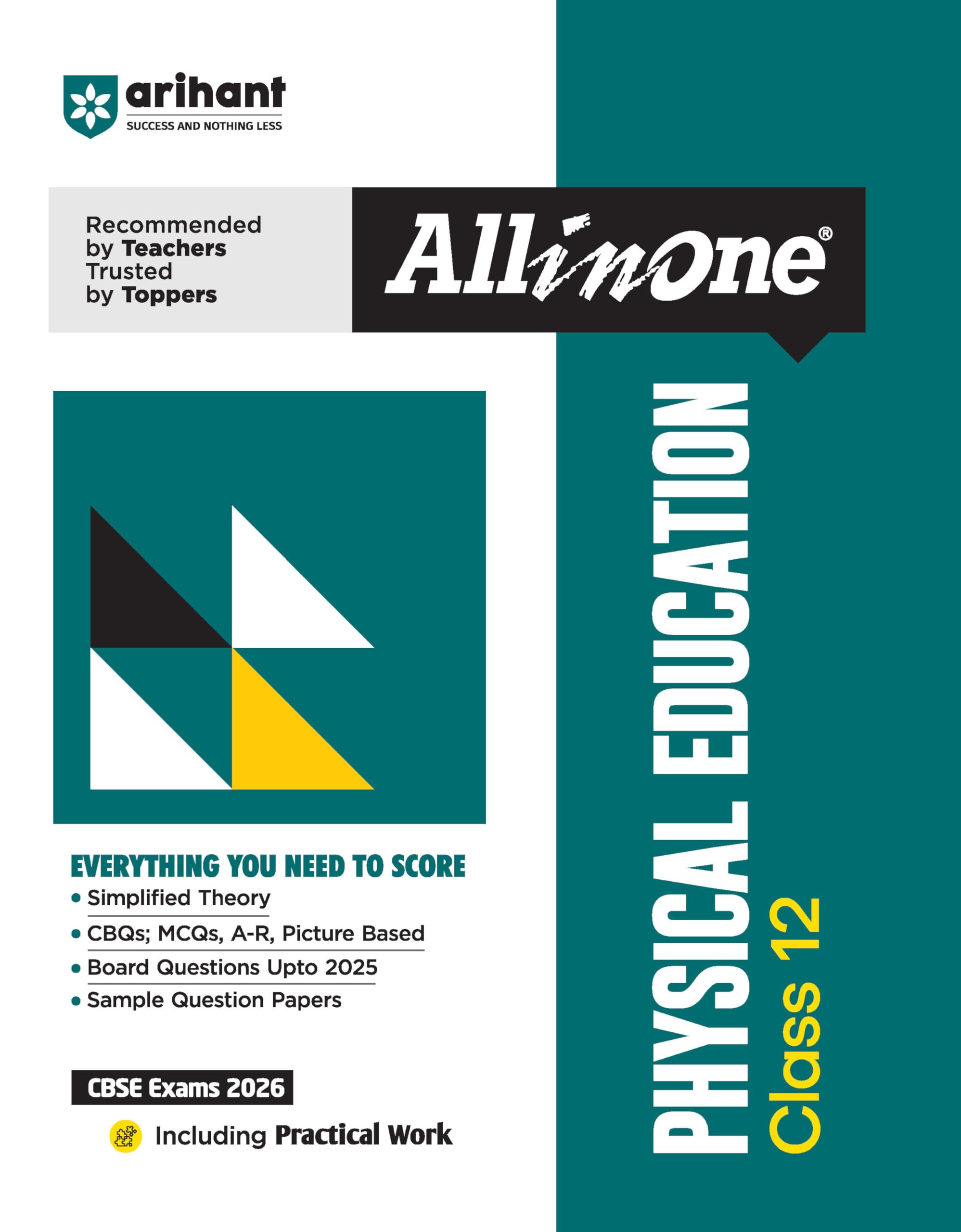 Arihant All In One Physical Education Class 12 For Cbse Exams 202526 | Revised Edition As Per Latest Syllabus | Simplified Theo