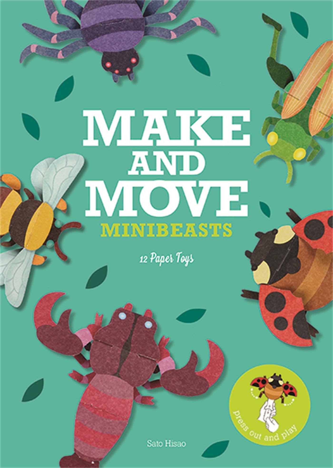 Make And Move: Minibeasts: 12 Paper Puppets To Press Out And Play