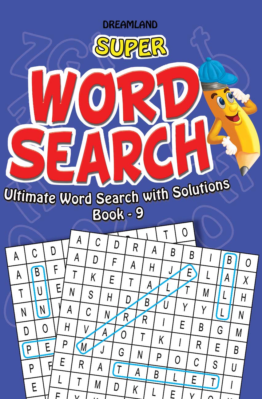 Super Word Search Book 9 | 192 Puzzle Pages With Answers | Fun Brain Teasers For Kids Ages 615 | Learning Gift For Boys & Girls|